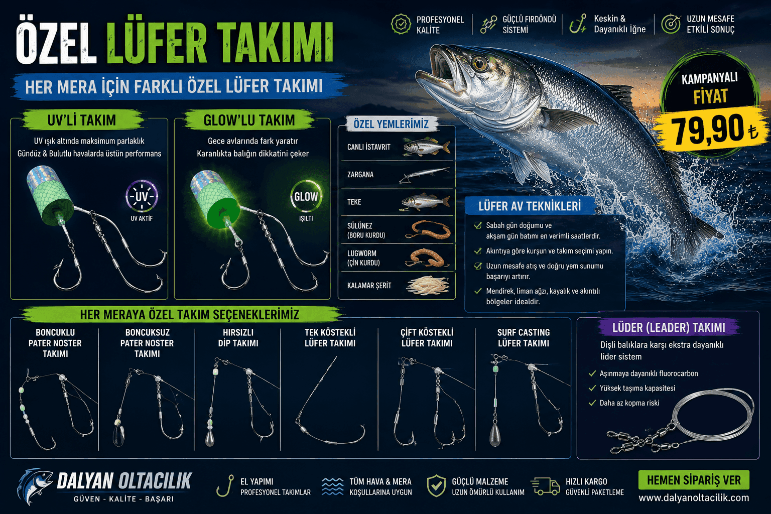 Lüfer Takımı Nasıl Hazırlanır